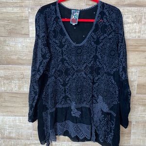 Johnny Was Black Lace Size large